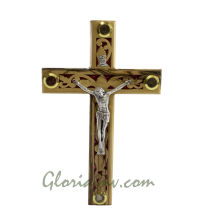 Latin Cross Carved-Red-4 Lens 